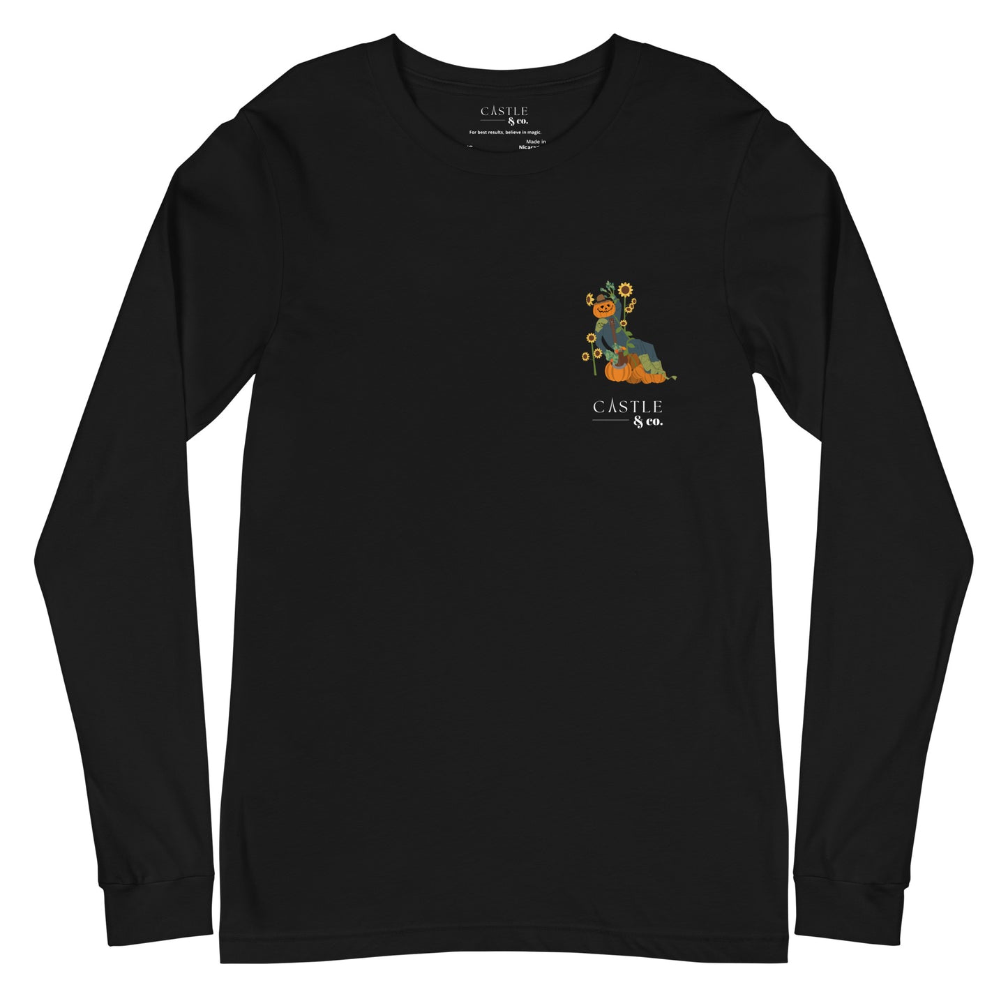 Halloween Pumpkin Man - Unisex Long Sleeve T-Shirt