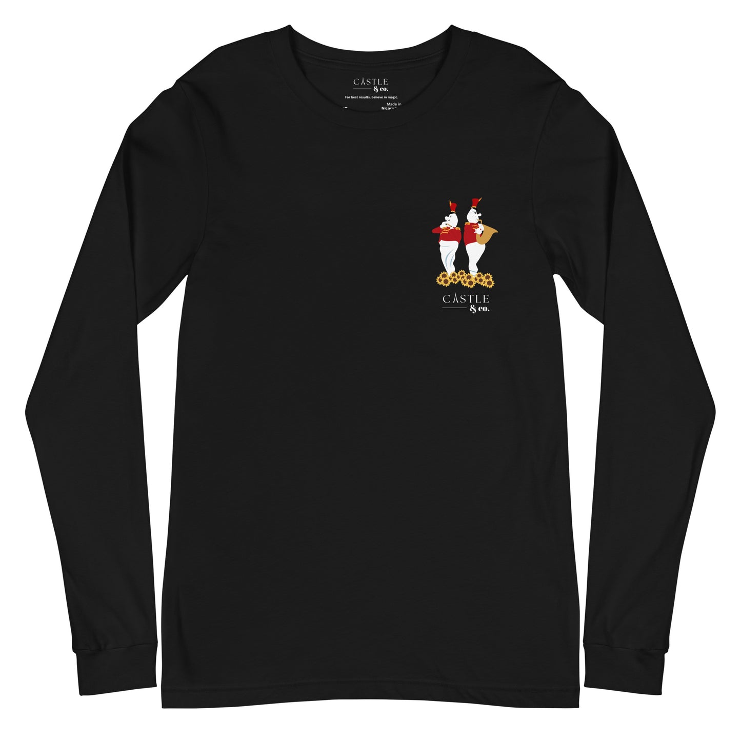 Halloween Bandstand Ghosts - Unisex Long Sleeve T-Shirt