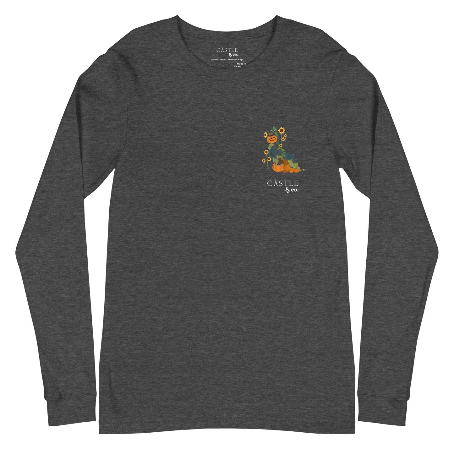 Halloween Pumpkin Man - Unisex Long Sleeve T-Shirt