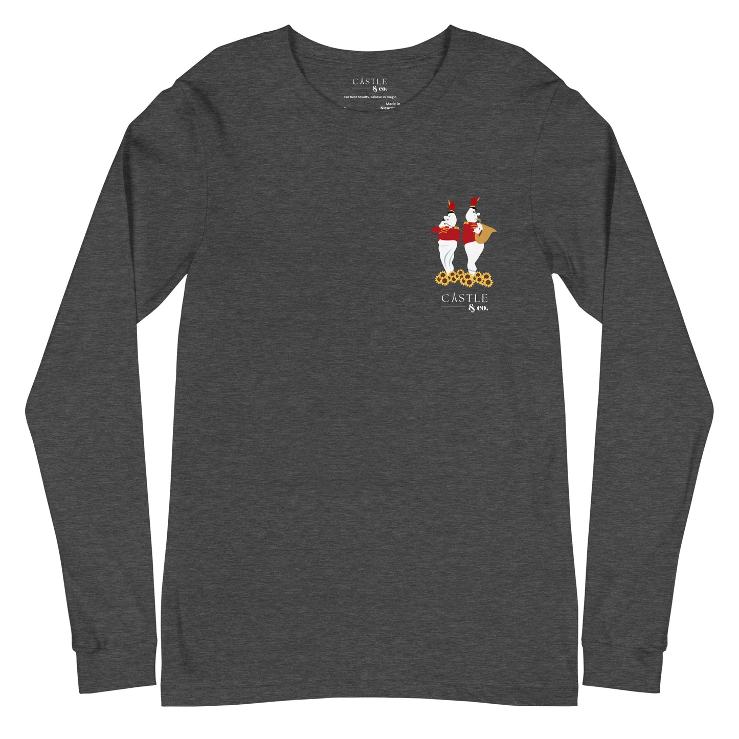 Halloween Bandstand Ghosts - Unisex Long Sleeve T-Shirt