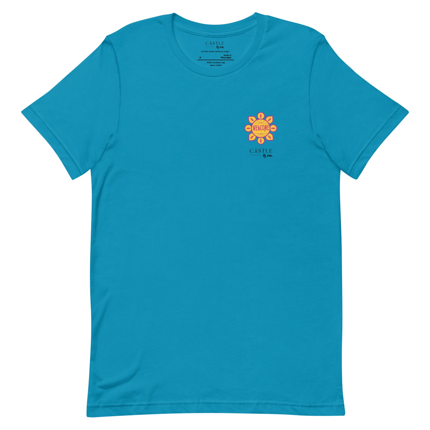 Welcome - Small World - Unisex T-Shirt - Black Logo