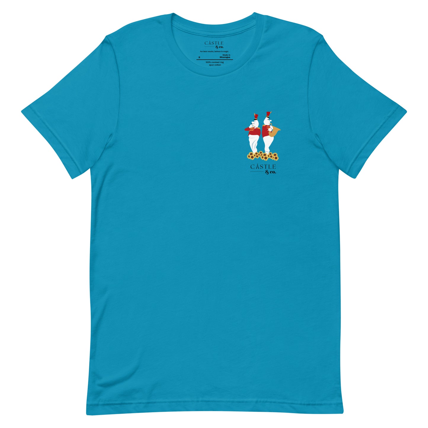 Halloween Bandstand Ghosts - Unisex T-Shirt - Black Logo