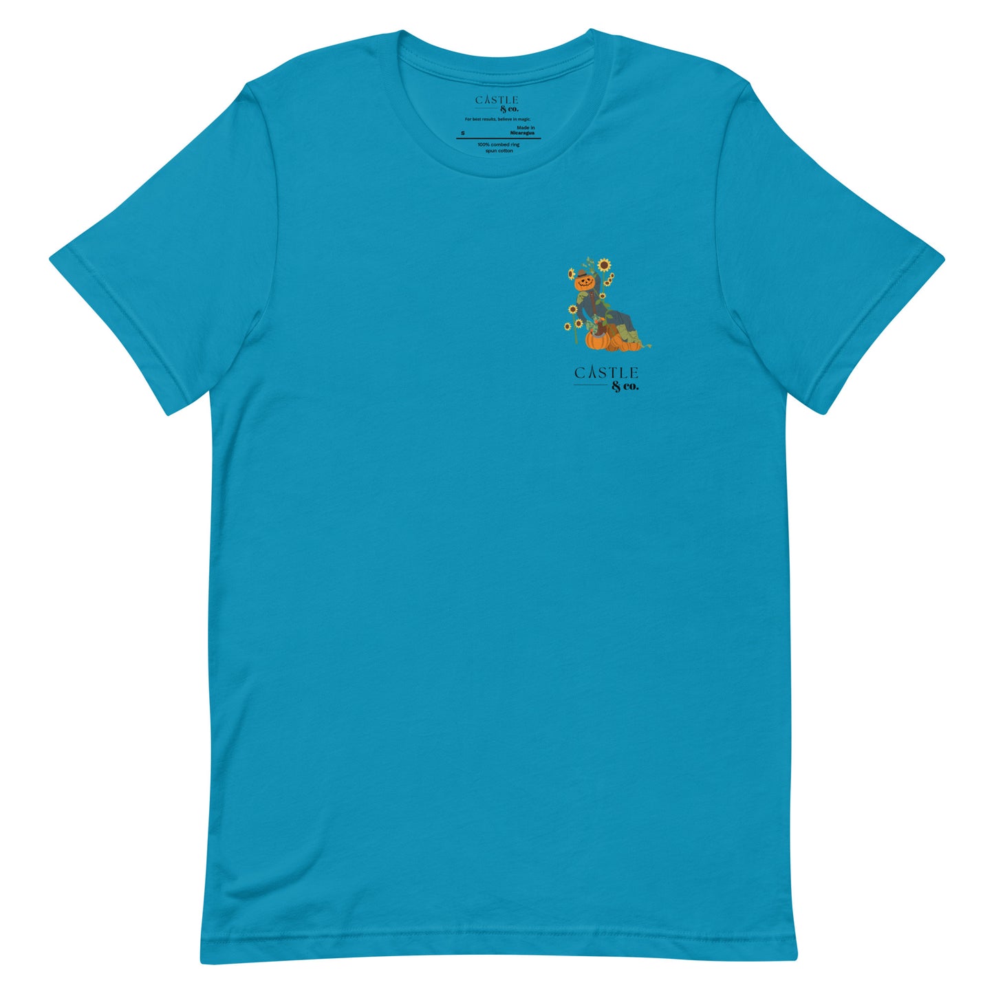 Halloween Pumpkin Man - Unisex T-Shirt - Black Logo