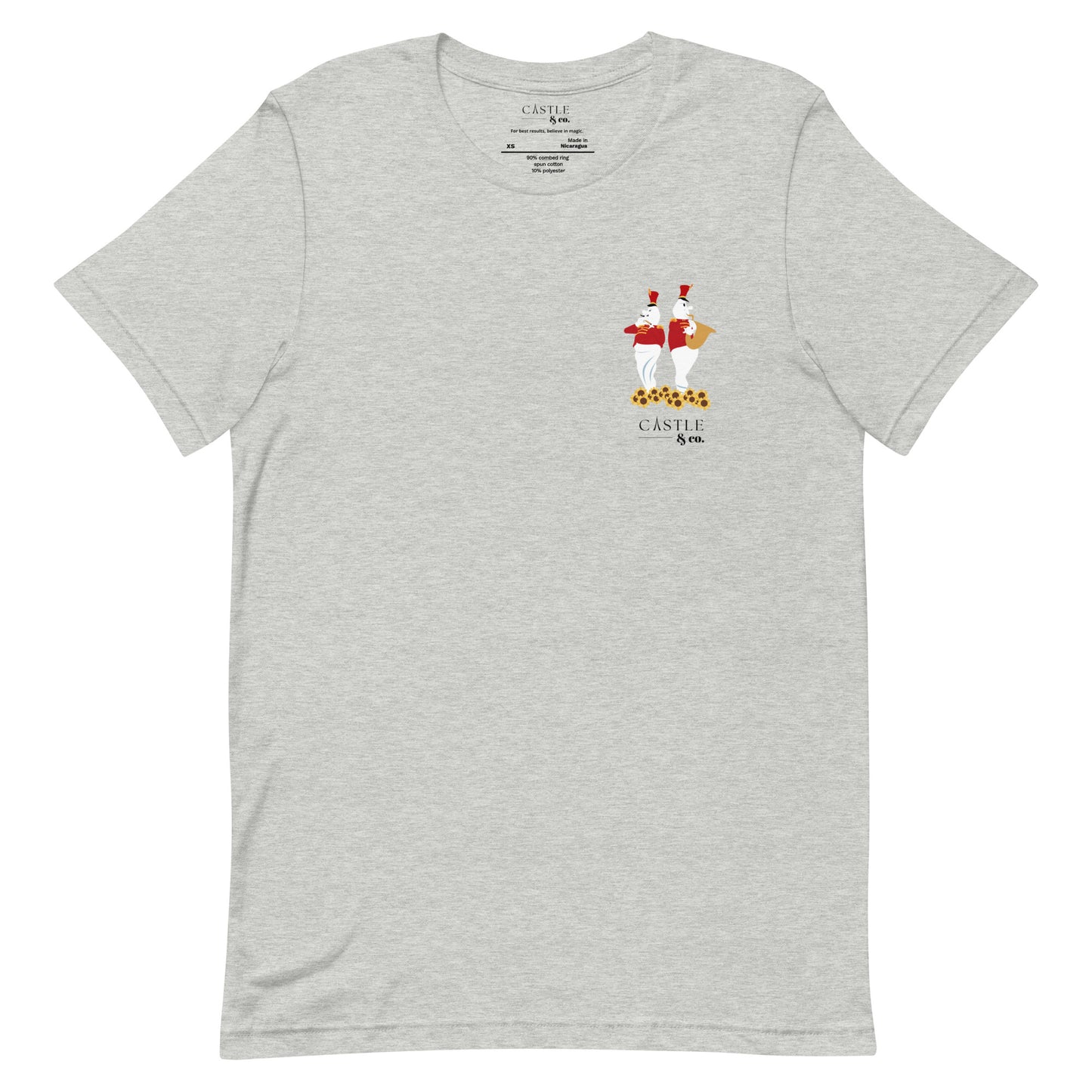 Halloween Bandstand Ghosts - Unisex T-Shirt - Black Logo