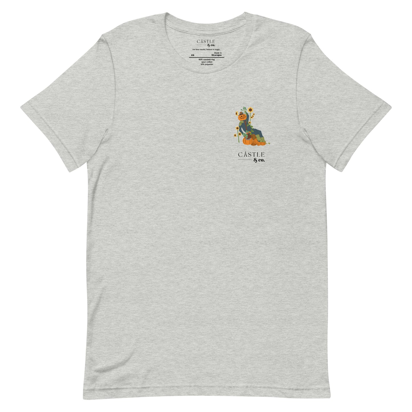 Halloween Pumpkin Man - Unisex T-Shirt - Black Logo