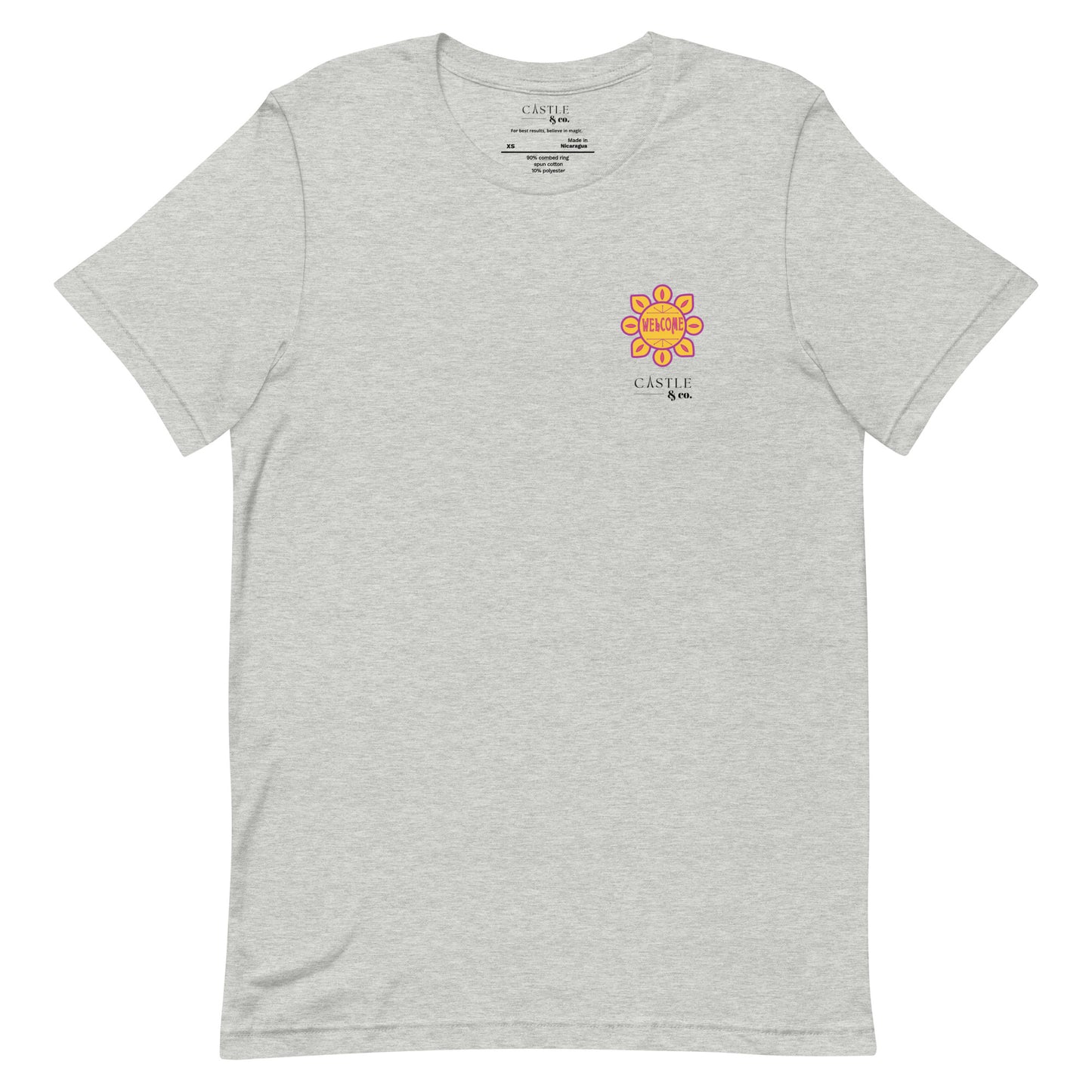 Welcome - Small World - Unisex T-Shirt - Black Logo
