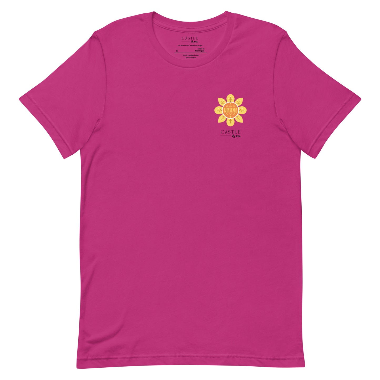 Bienvenue - Small World - Unisex T-Shirt - Black Logo
