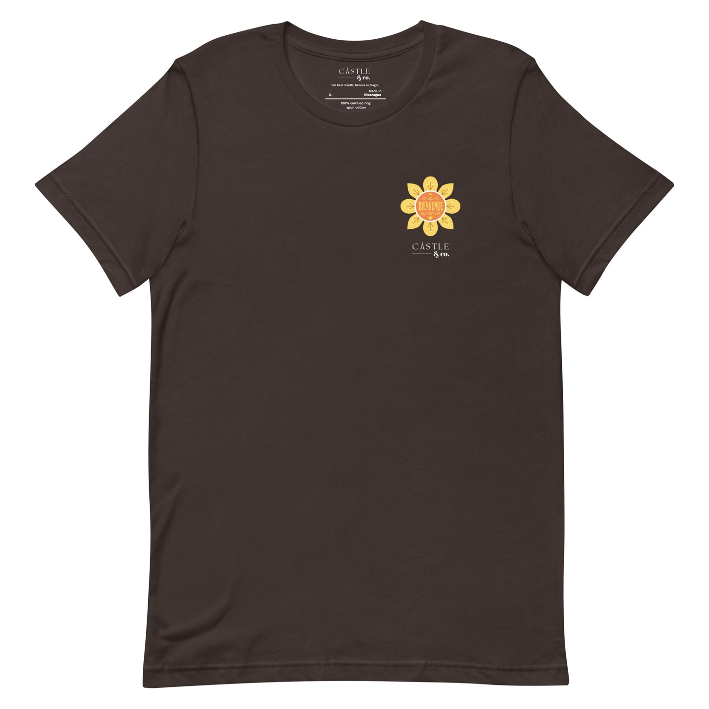 Bienvenue - Small World - Unisex T-Shirt - White Logo