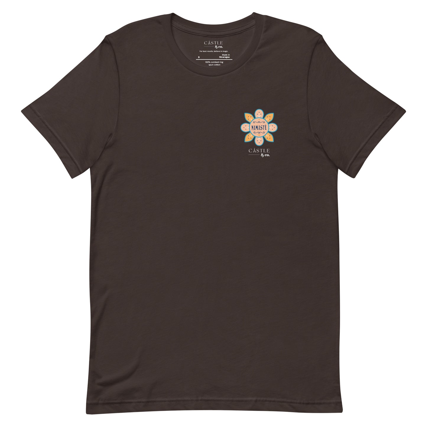 Namaste - Small World - Unisex T-Shirt - White Logo