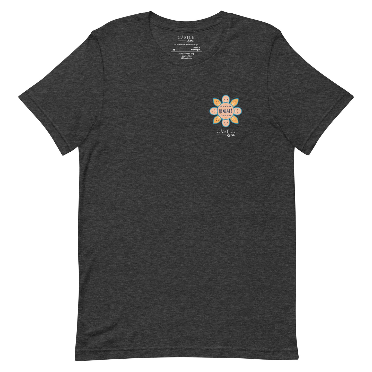 Namaste - Small World - Unisex T-Shirt - White Logo