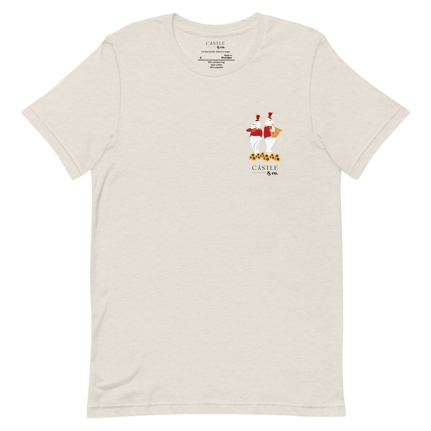 Halloween Bandstand Ghosts - Unisex T-Shirt - Black Logo