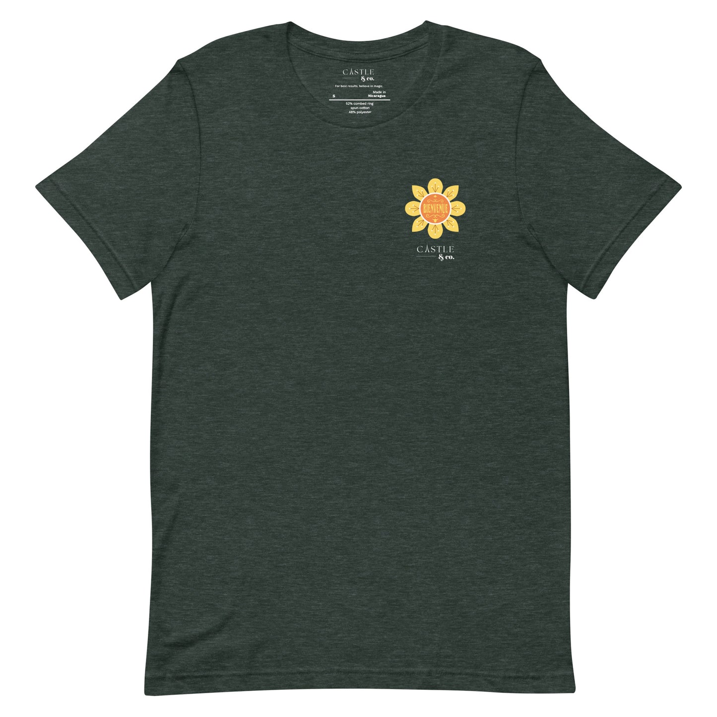 Bienvenue - Small World - Unisex T-Shirt - White Logo