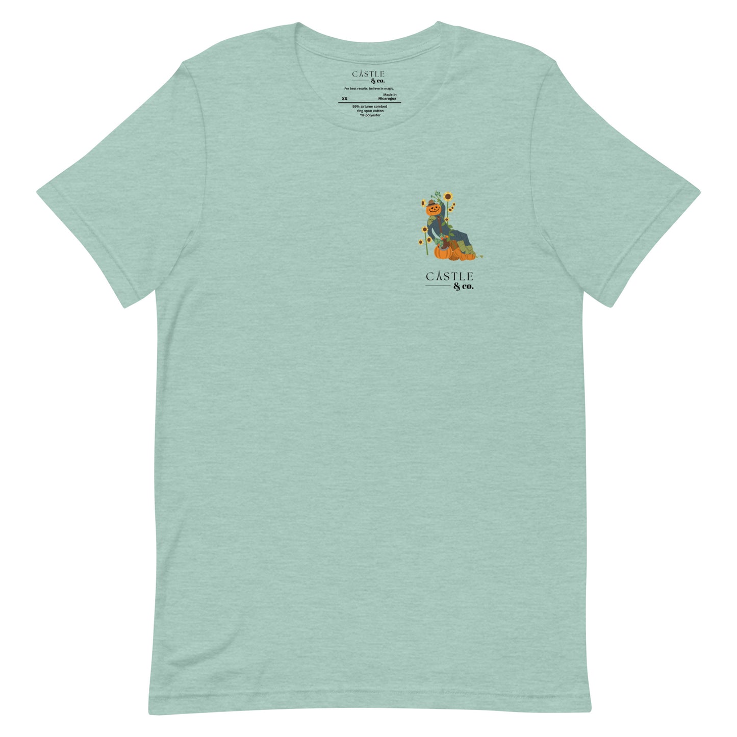 Halloween Pumpkin Man - Unisex T-Shirt - Black Logo