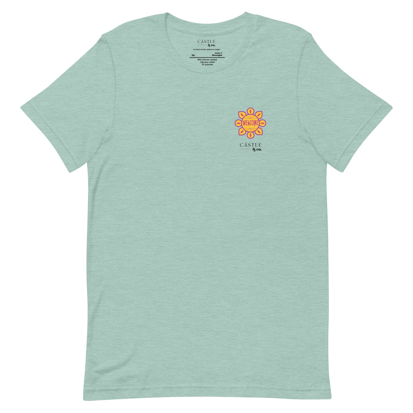 Welcome - Small World - Unisex T-Shirt - Black Logo
