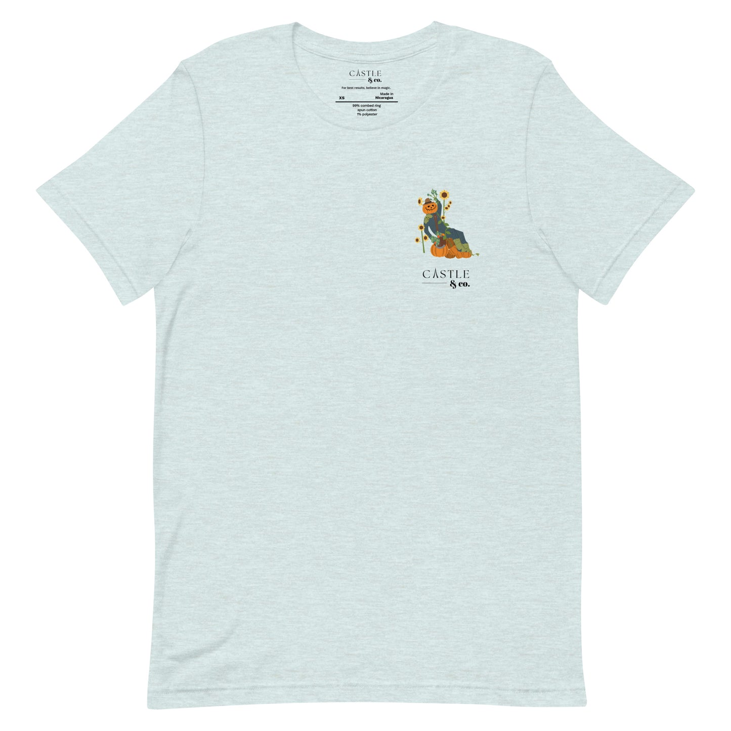 Halloween Pumpkin Man - Unisex T-Shirt - Black Logo