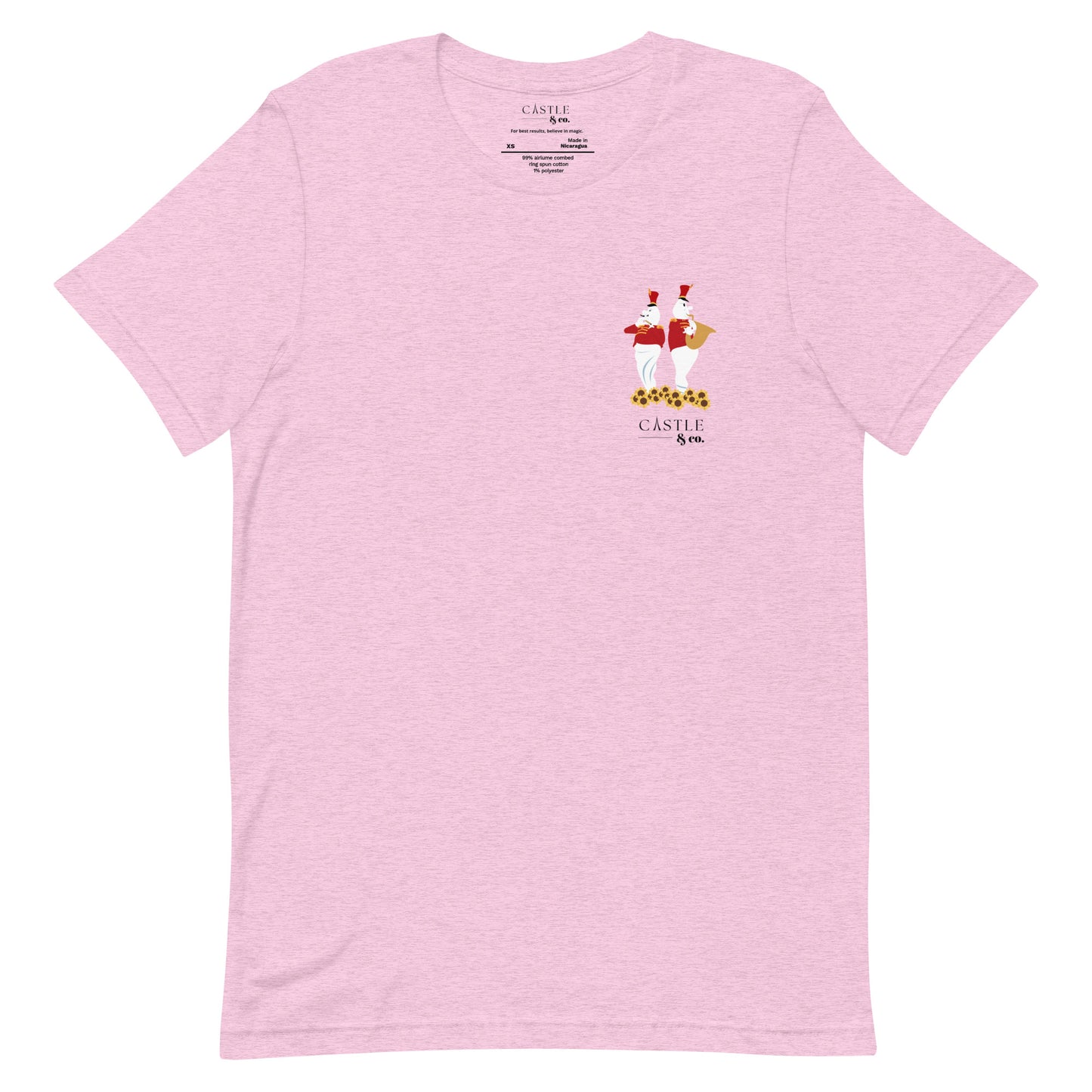 Halloween Bandstand Ghosts - Unisex T-Shirt - Black Logo