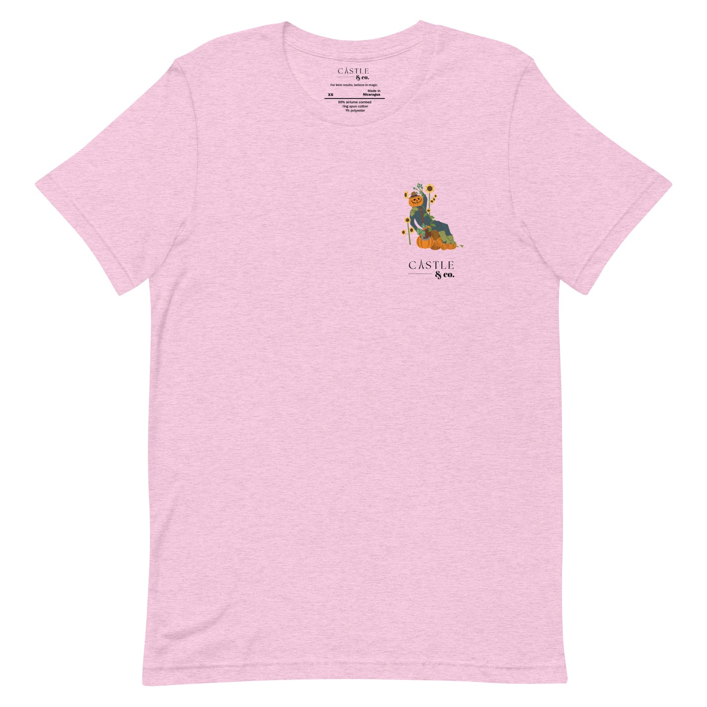 Halloween Pumpkin Man - Unisex T-Shirt - Black Logo
