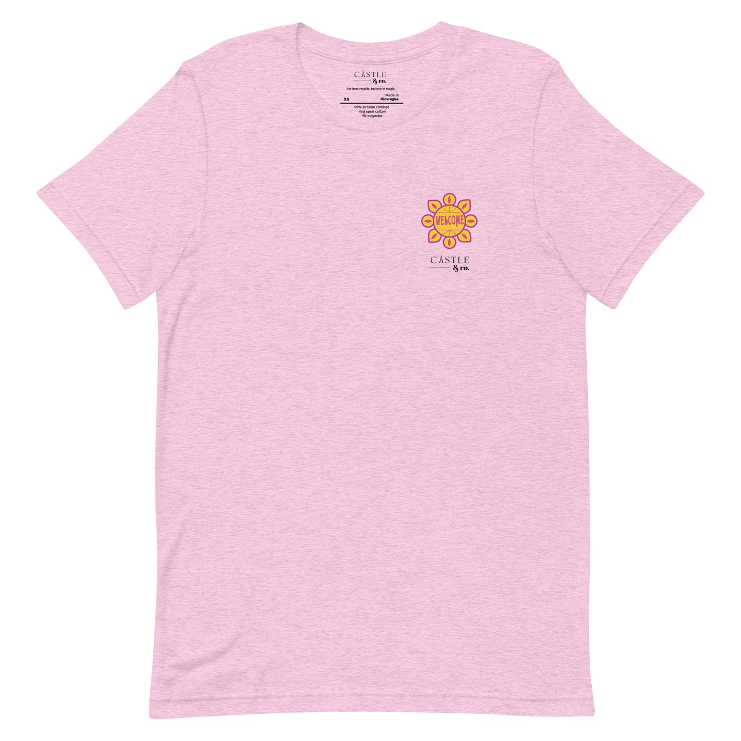 Welcome - Small World - Unisex T-Shirt - Black Logo