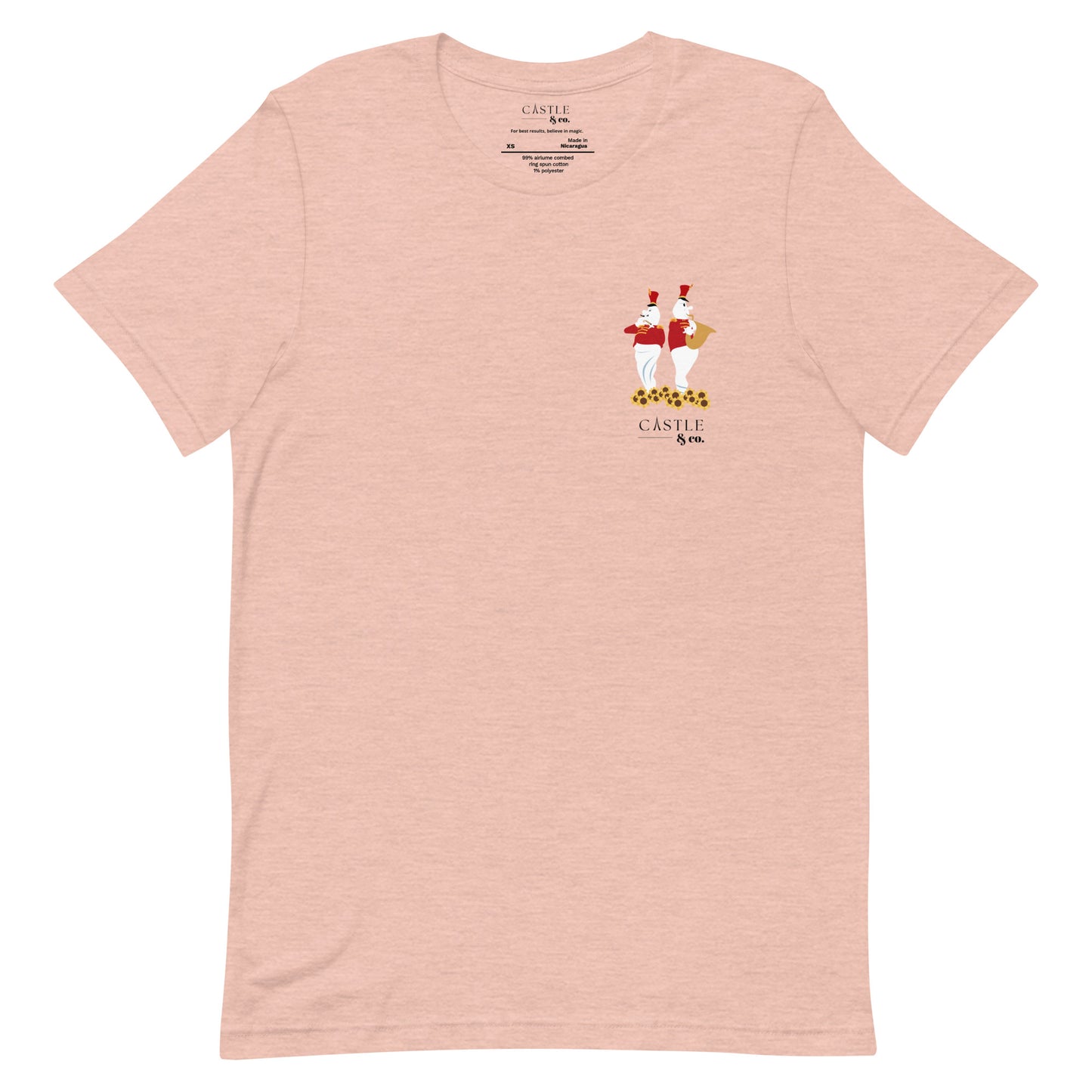 Halloween Bandstand Ghosts - Unisex T-Shirt - Black Logo