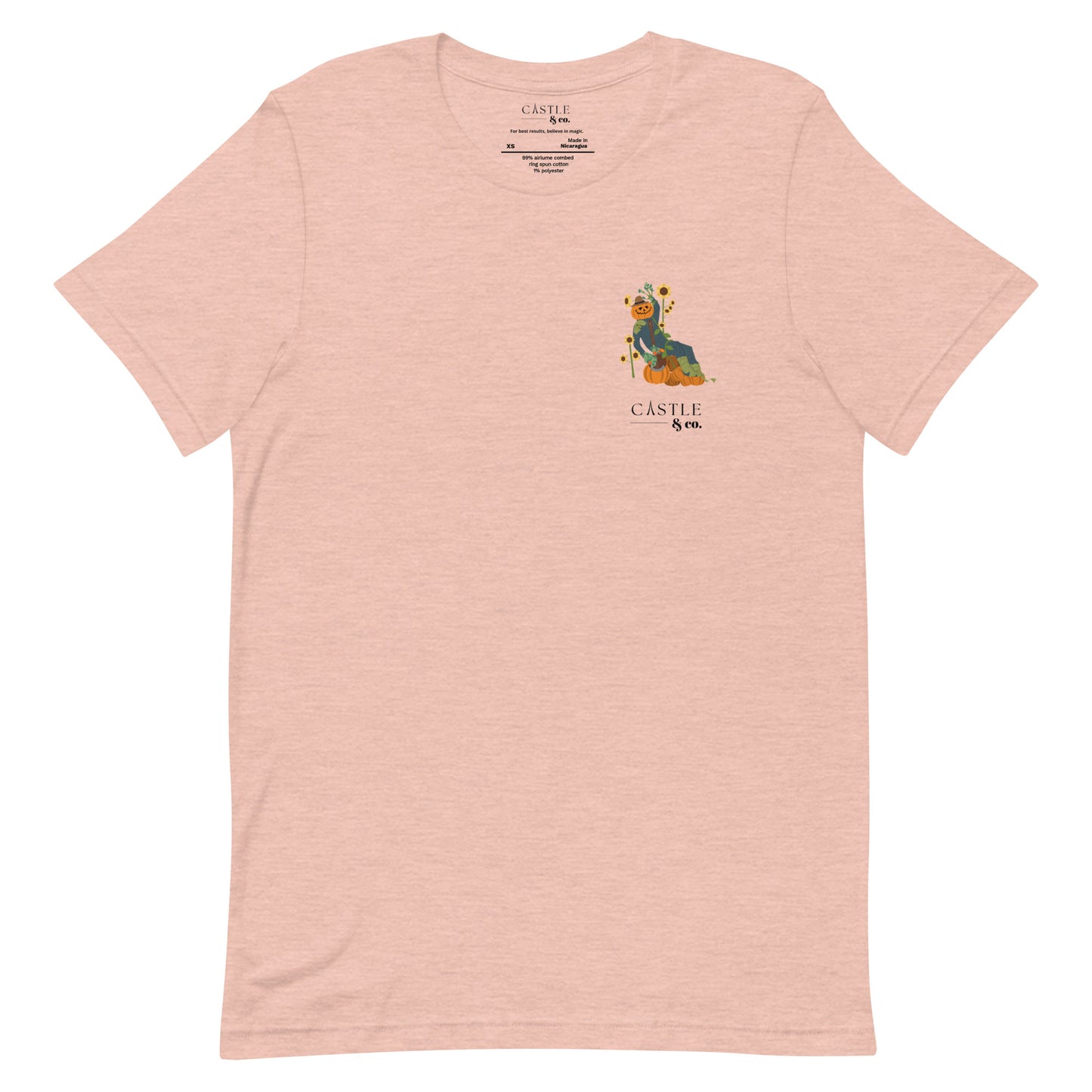 Halloween Pumpkin Man - Unisex T-Shirt - Black Logo