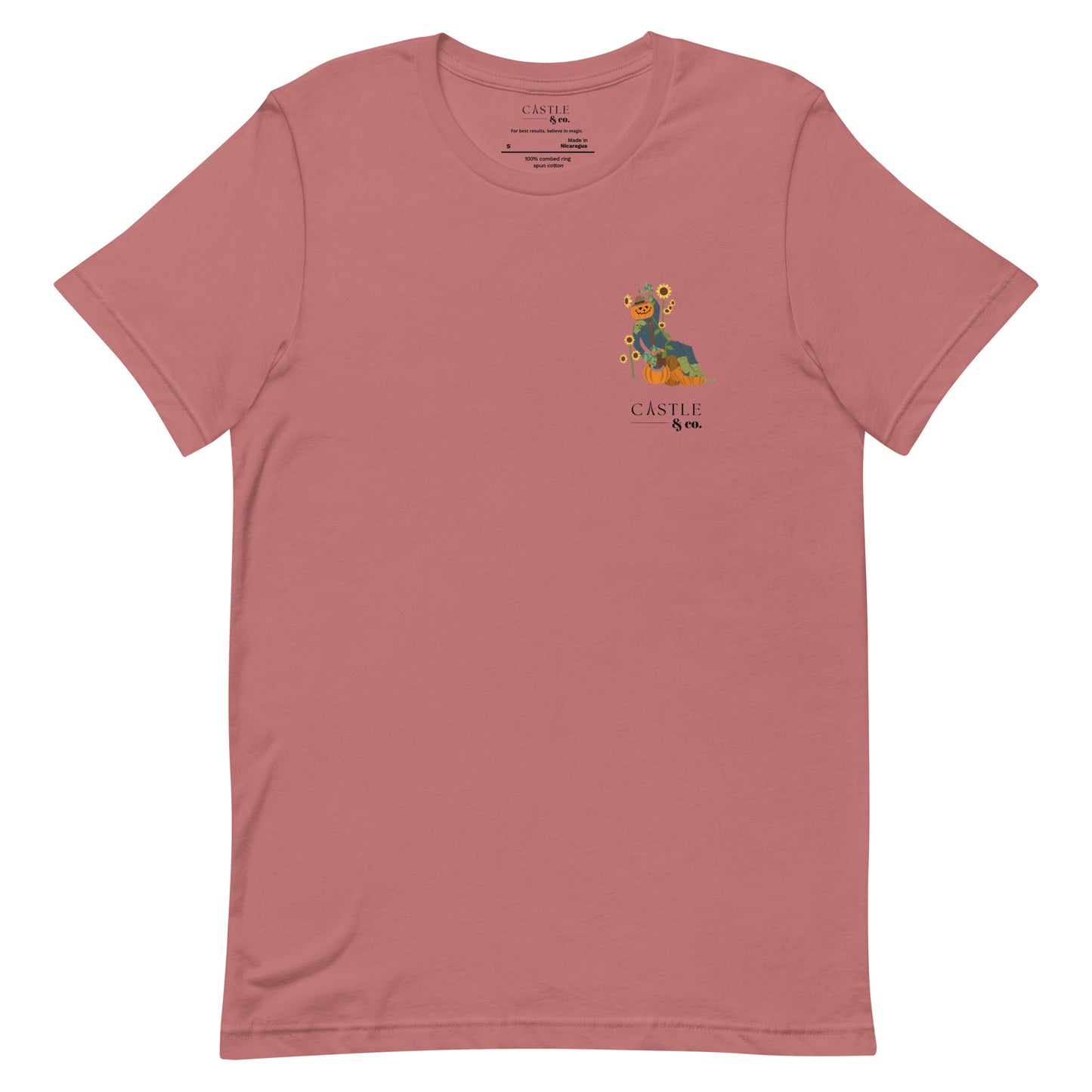 Halloween Pumpkin Man - Unisex T-Shirt - Black Logo
