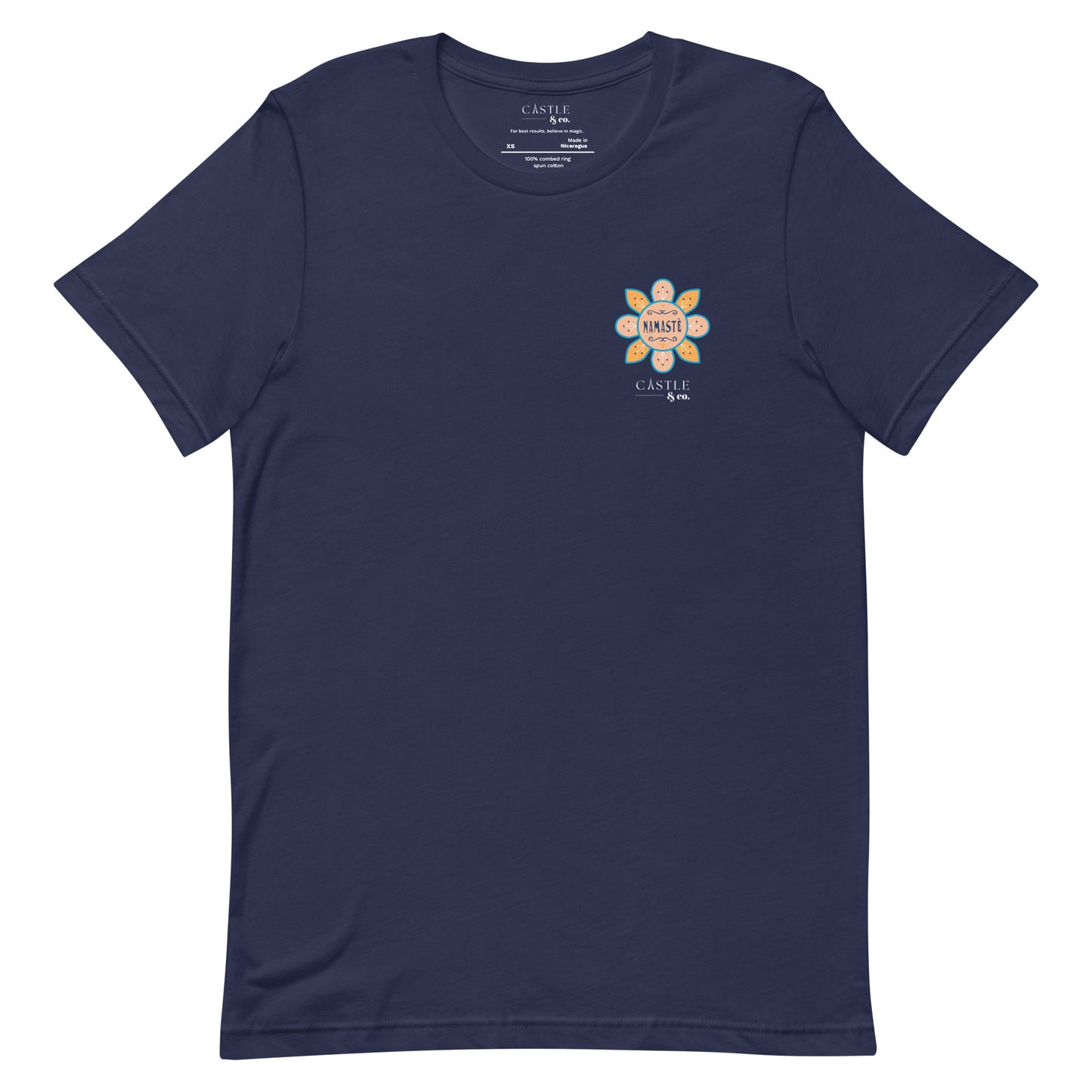 Namaste - Small World - Unisex T-Shirt - White Logo