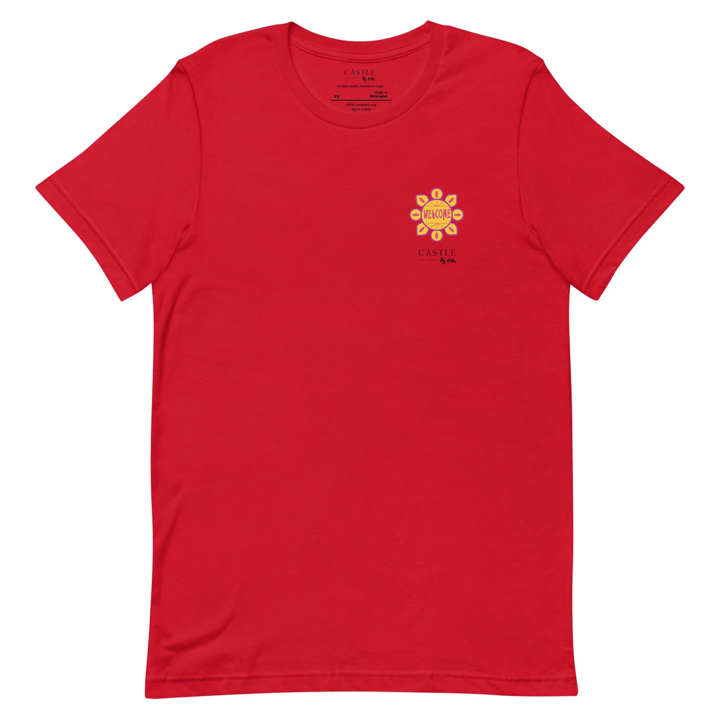 Welcome - Small World - Unisex T-Shirt - Black Logo