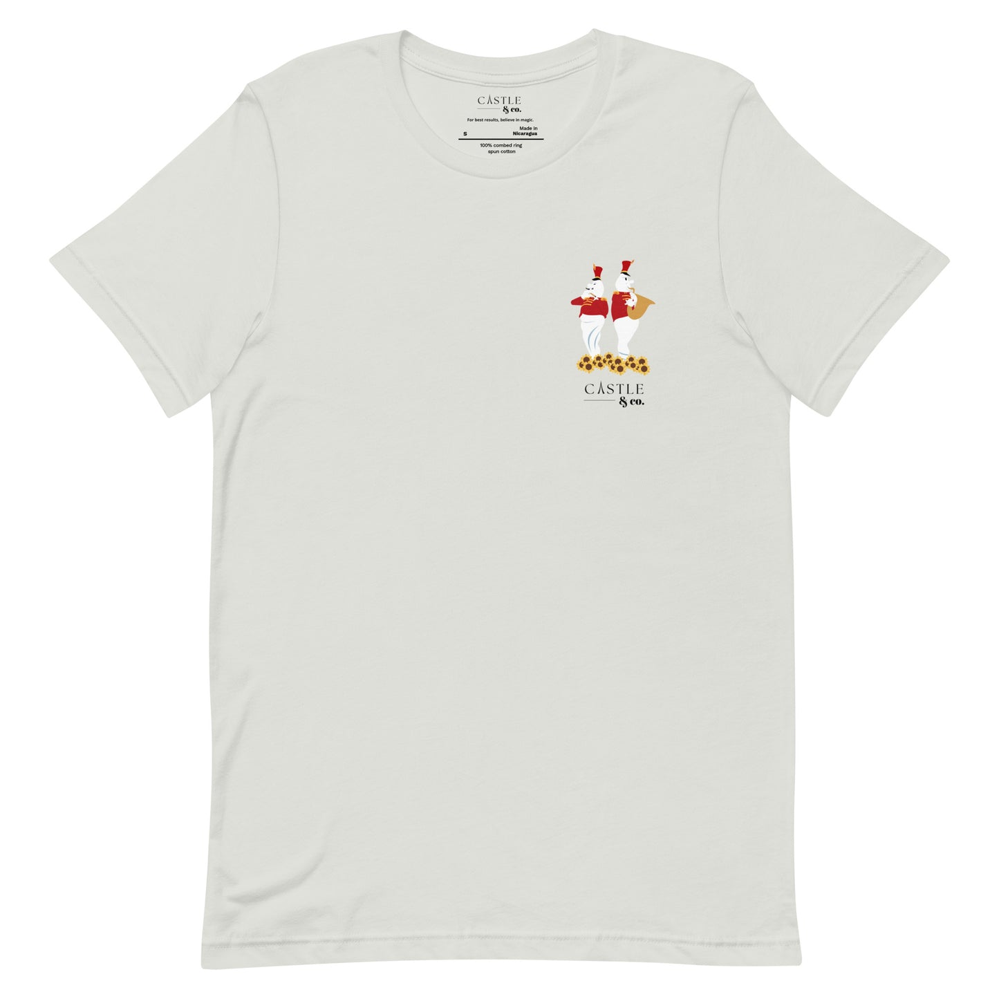 Halloween Bandstand Ghosts - Unisex T-Shirt - Black Logo