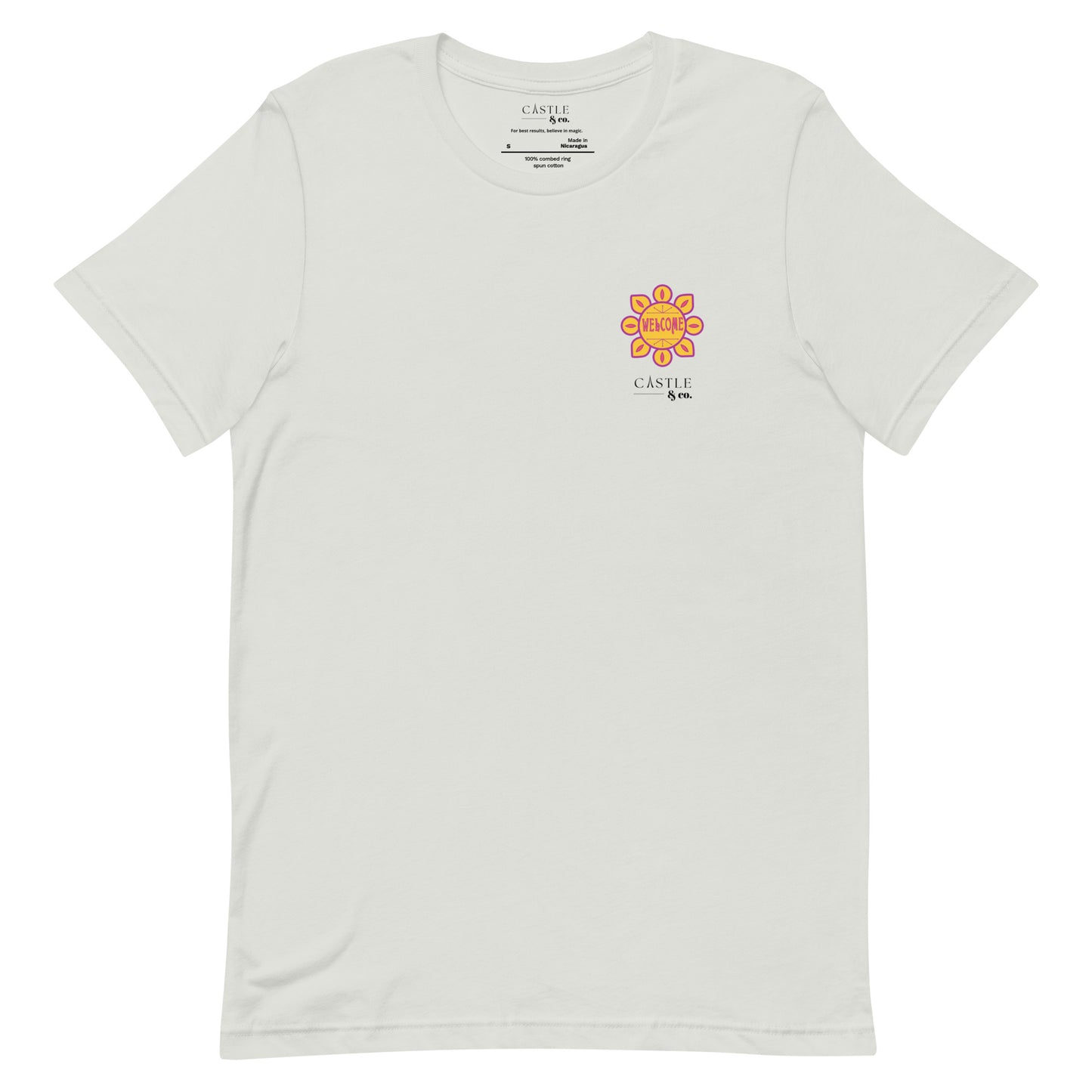 Welcome - Small World - Unisex T-Shirt - Black Logo