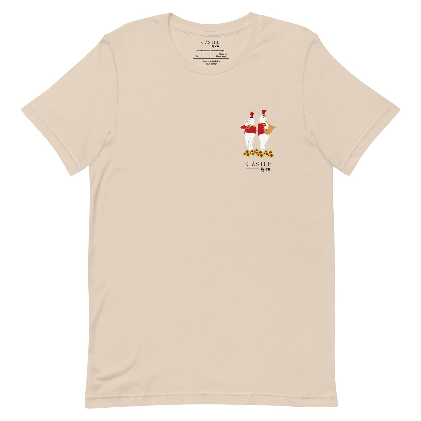 Halloween Bandstand Ghosts - Unisex T-Shirt - Black Logo