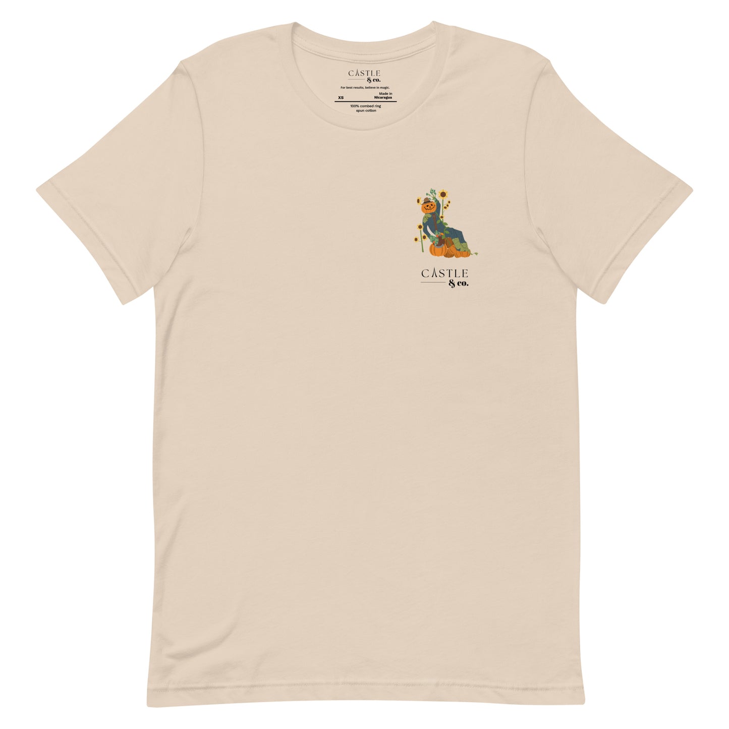Halloween Pumpkin Man - Unisex T-Shirt - Black Logo