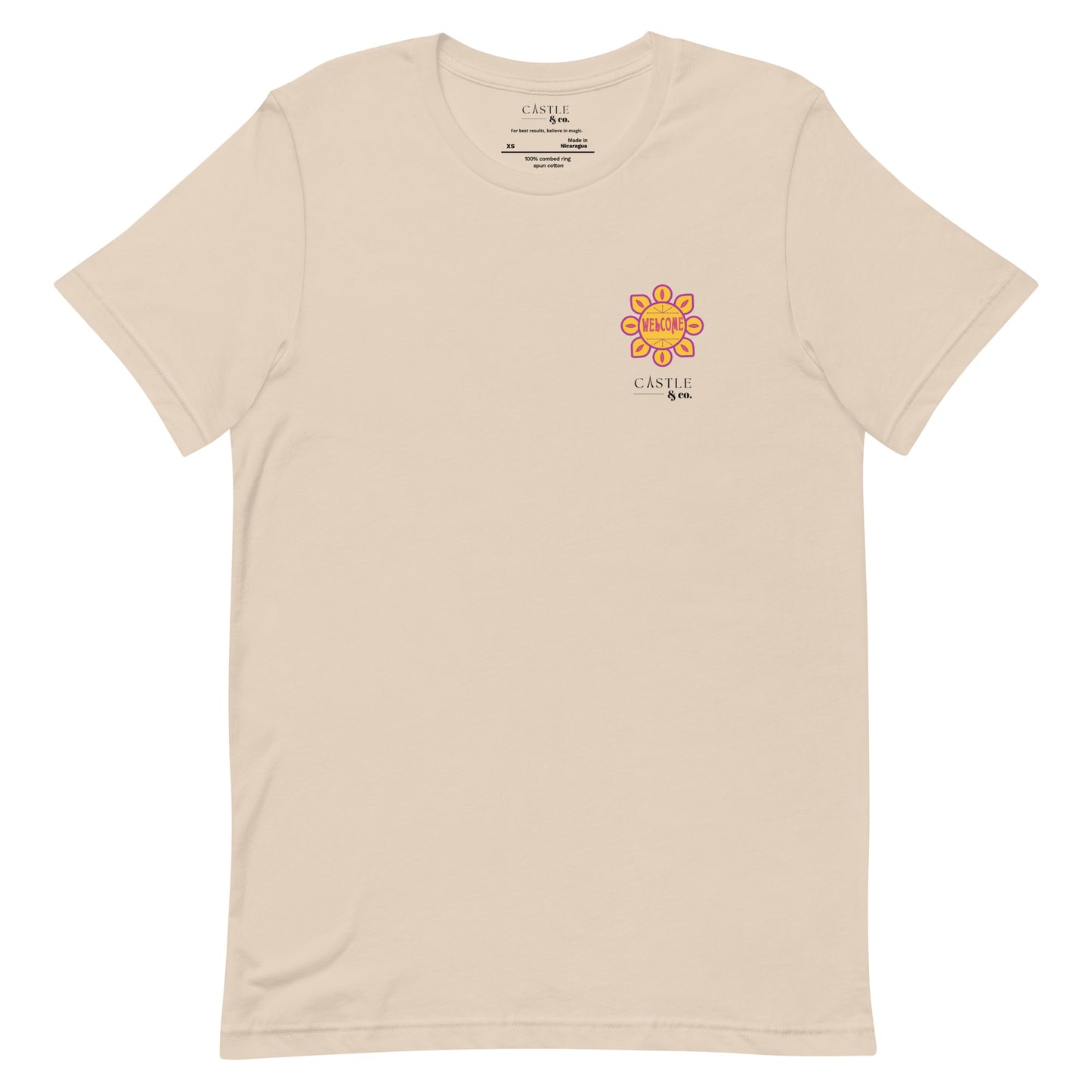 Welcome - Small World - Unisex T-Shirt - Black Logo