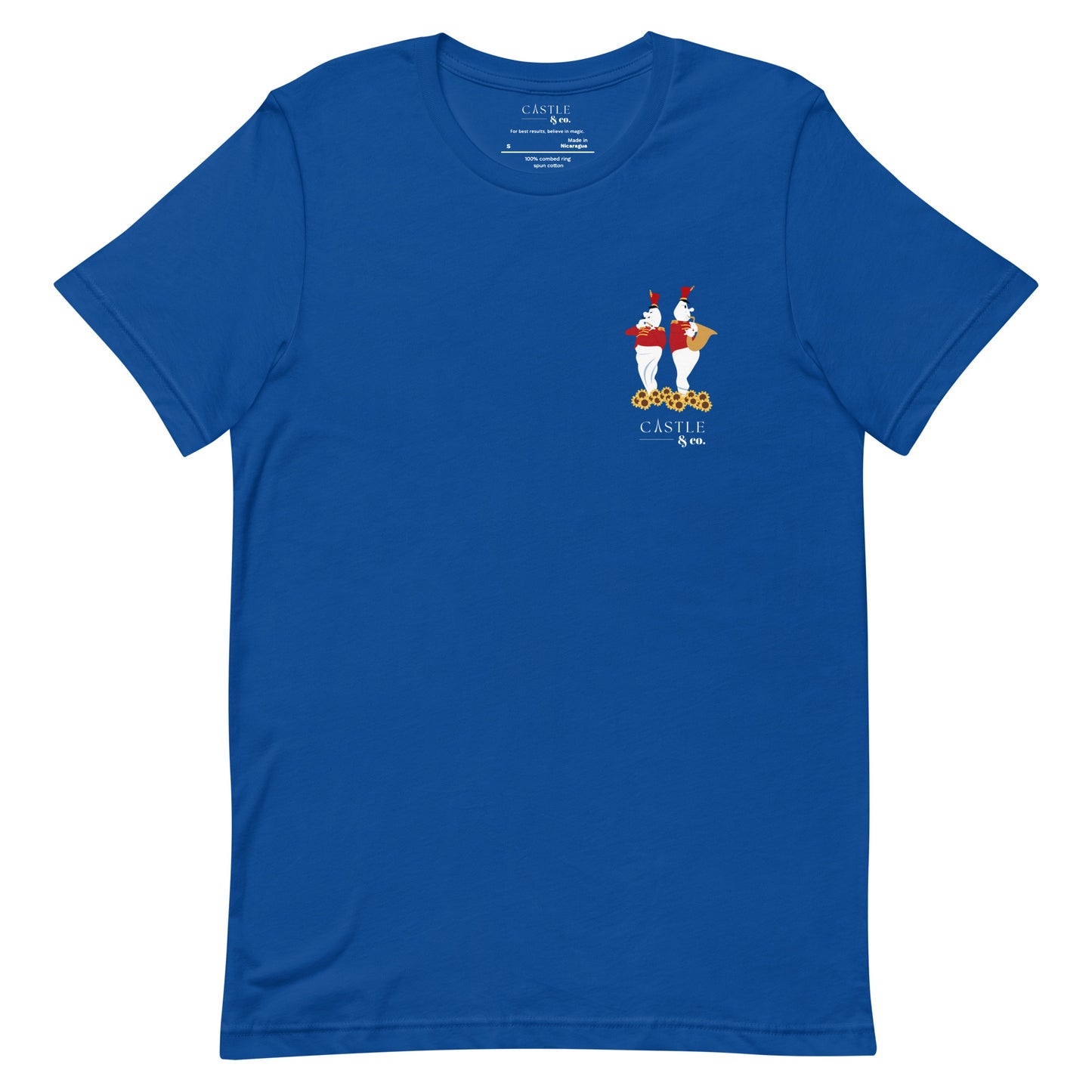 Halloween Bandstand Ghosts - Unisex T-Shirt - White Logo