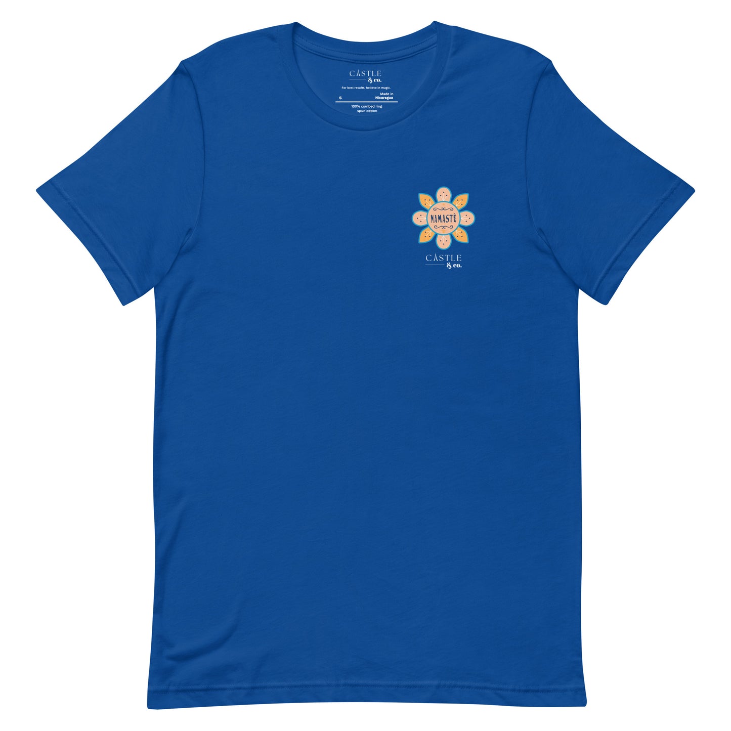 Namaste - Small World - Unisex T-Shirt - White Logo