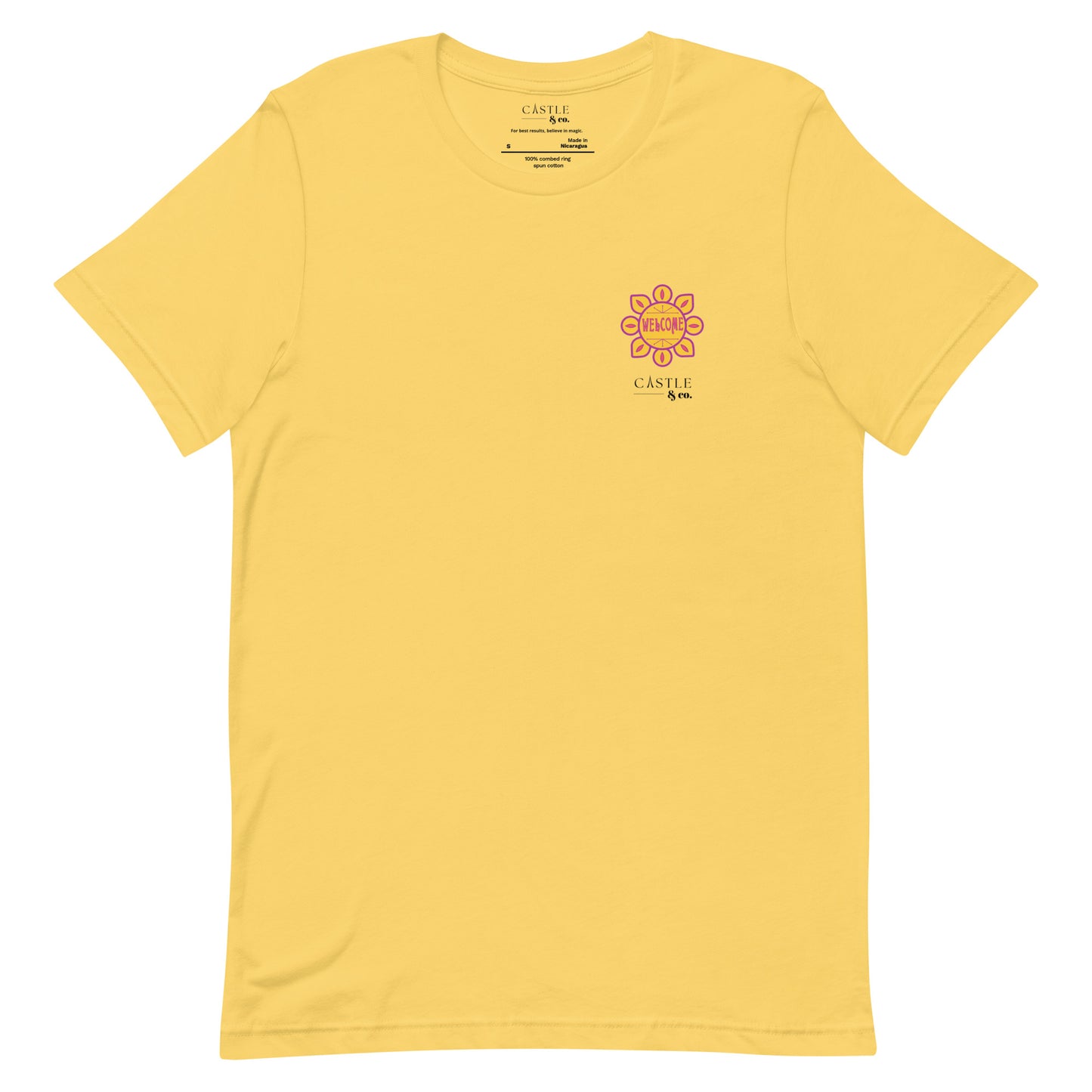 Welcome - Small World - Unisex T-Shirt - Black Logo